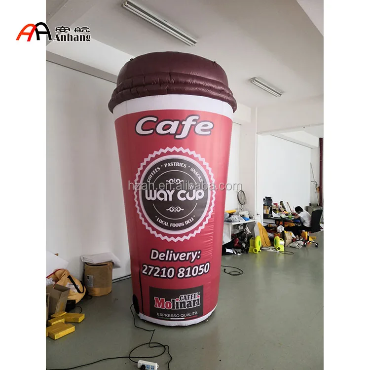 advertising giant inflatable coffee cups model