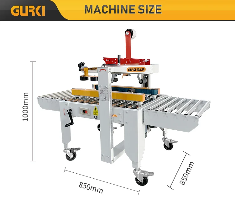 Auto Case Packaging Machine Small Box Taping Carton Sealing Machine Box