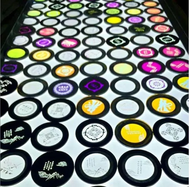 Custom Gobo Monogram Maker Made Multicolor Fullcolor Monogram Gobo for Led Logo Gobo Projector