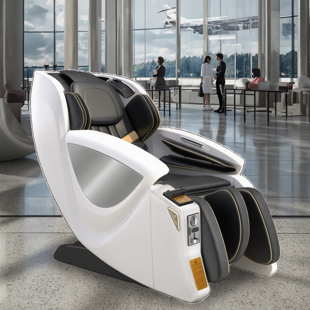 2025 ショッピングモール用ゼログラビティ ラグジュアリー コイン式販売型商業用マッサージチェア クレジットカード対応 支払いシステム付き