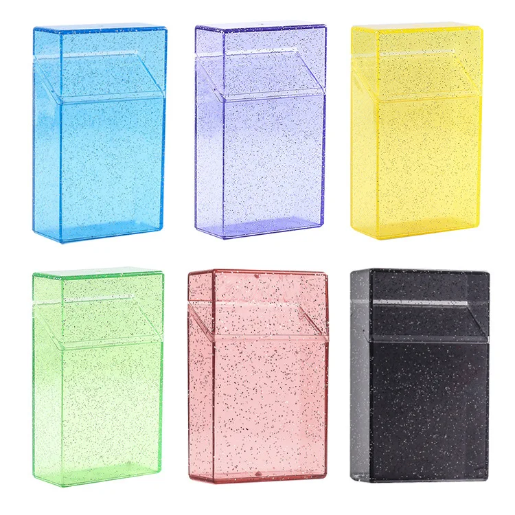 Transparent Cigarette Box Silver Powder Soft Package Protective Sleeve 20  Sticks Portable Plastic Cigarette case| Alibaba.com