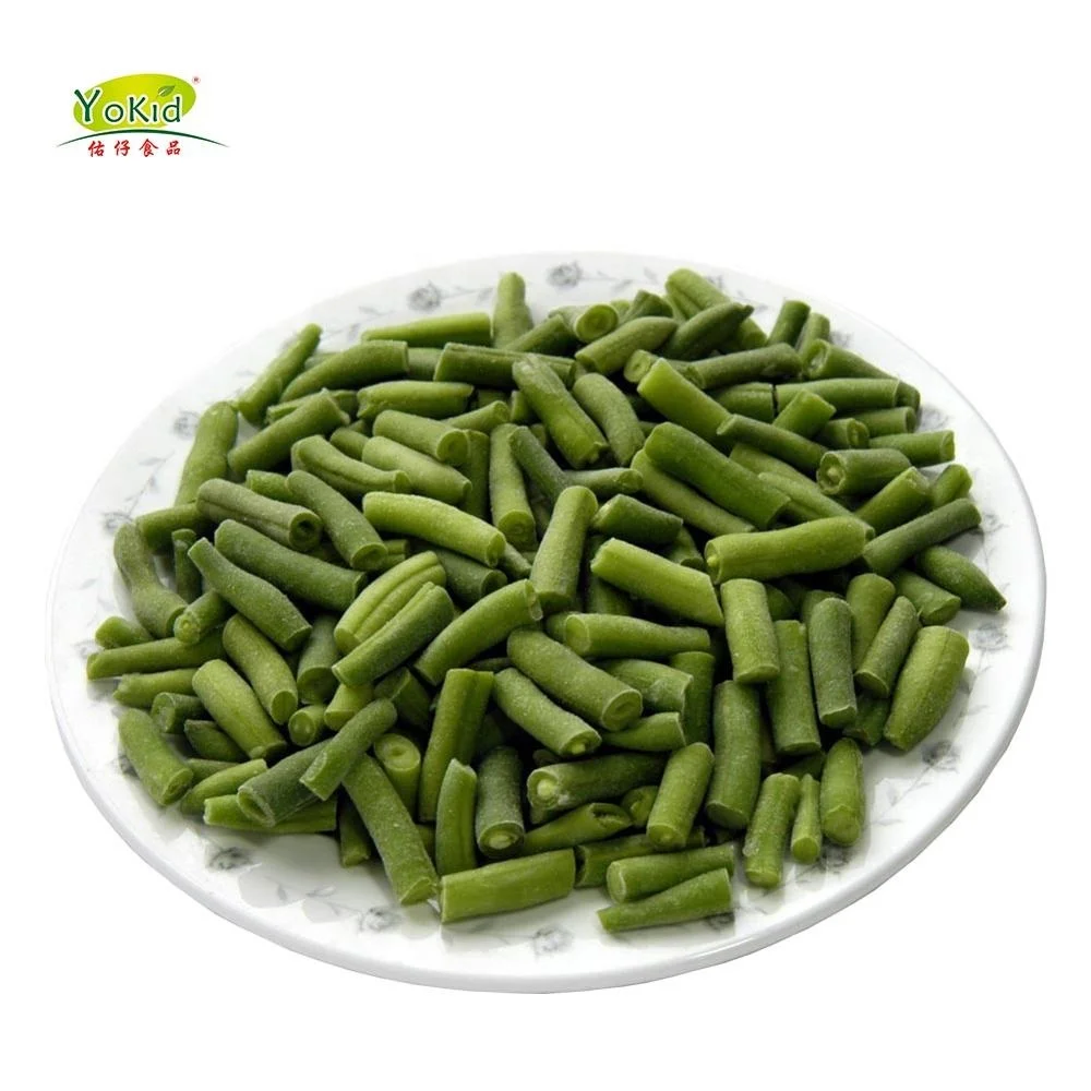 Bulk IQF Frozen Fresh Chinese Cuts Sliced Green Beans Round Sale