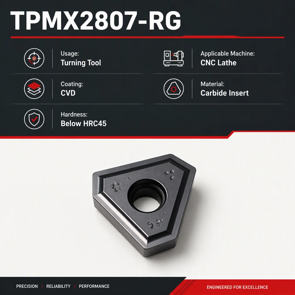 CNC Tools Deep Hole Drilling Inserts TPMX OEM ODM for Stainless Steel / Steel / Cast Iron