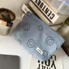 Fog blue smiley bag