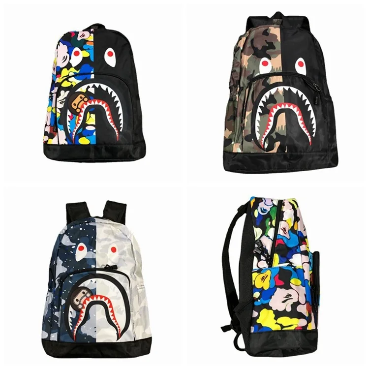 Bape Backpack Pink Bape Waterproof Backpack