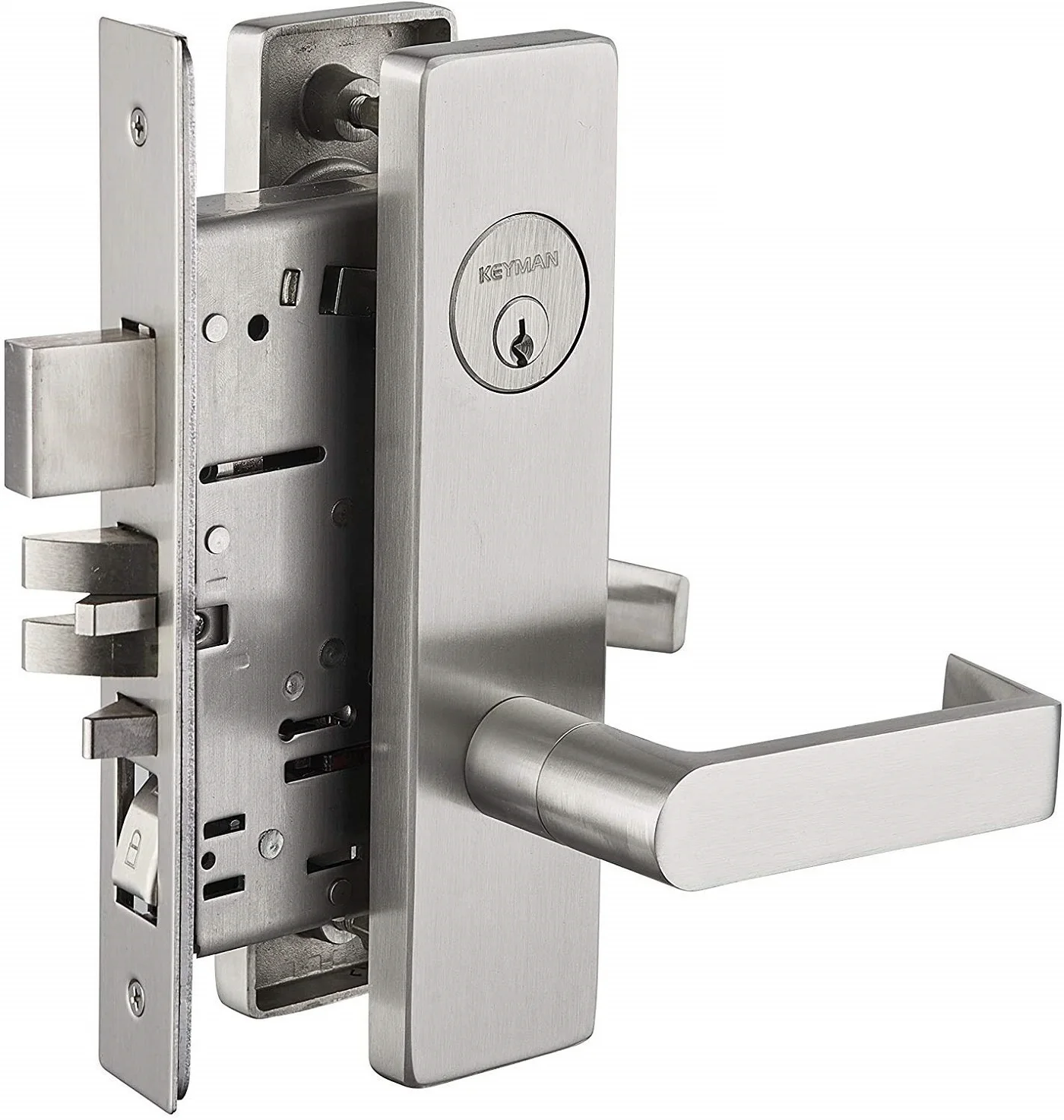 Keyman Ansi American Standard Mortise Door Lock Heavy Duty Handle