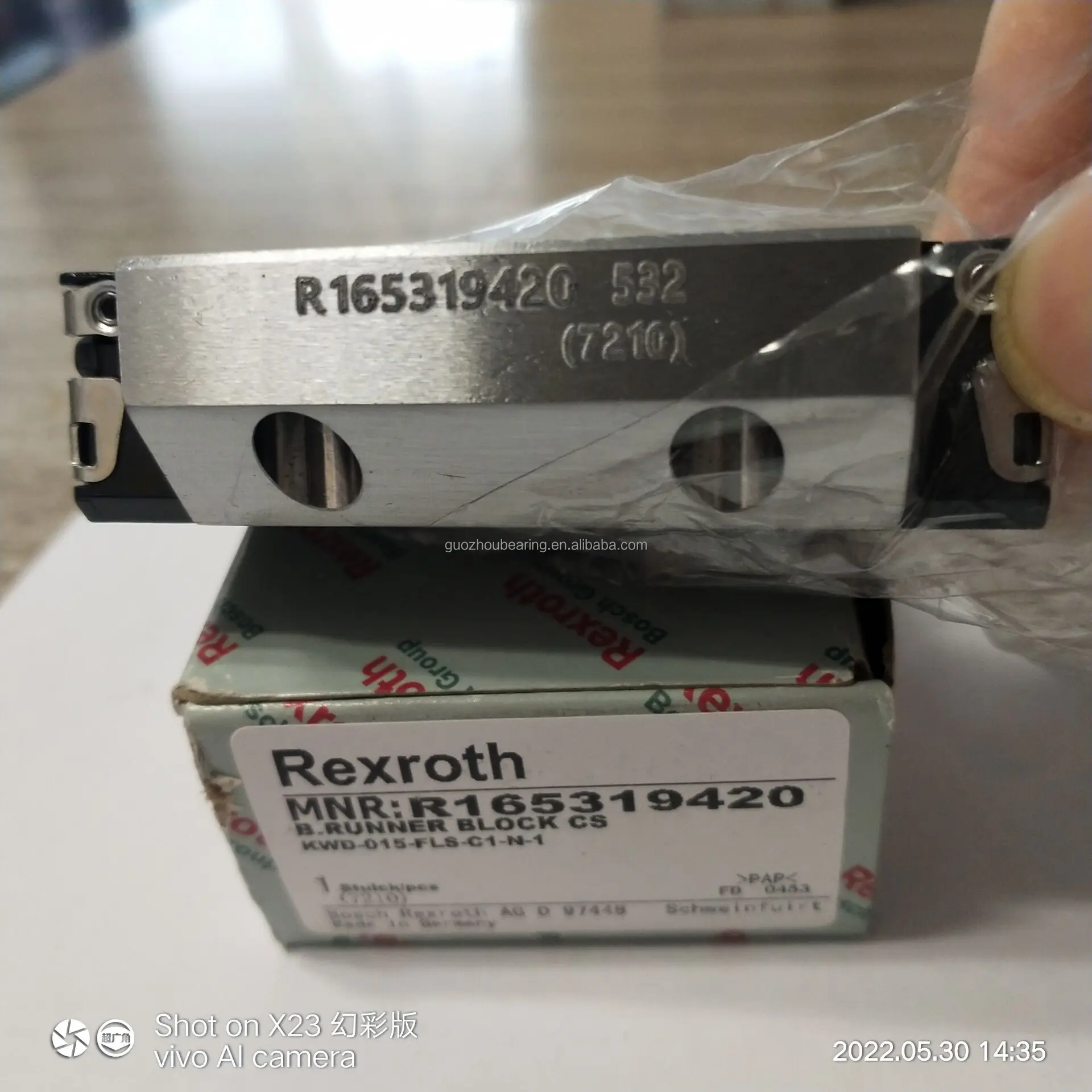 Rexroth Linear Guideway Block R165361910 R 165361910 Runner Carriage