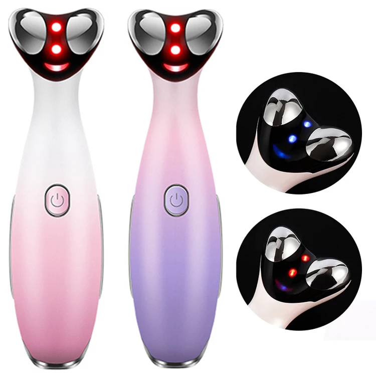 Ems Rf Mini Roller Electric Vibration Eye Massage Tool Anti Aging Skin Care Device Eye Massager Pen Eye Massager Wand