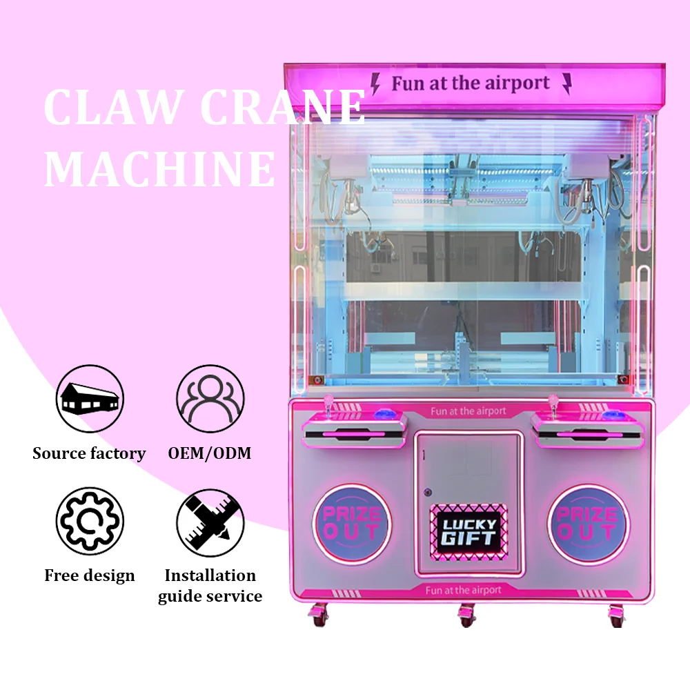 Funpark Hot Selling Best Price Claw Machine Catcher Games Machine Coin Operated Dolls Gift Game Toy Arcade Crane Machine supplier