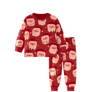 Customizable New Style Autumn Casual Printed Long Sleeve Girl Clothing Set Soft Cotton Sweet Kids Set