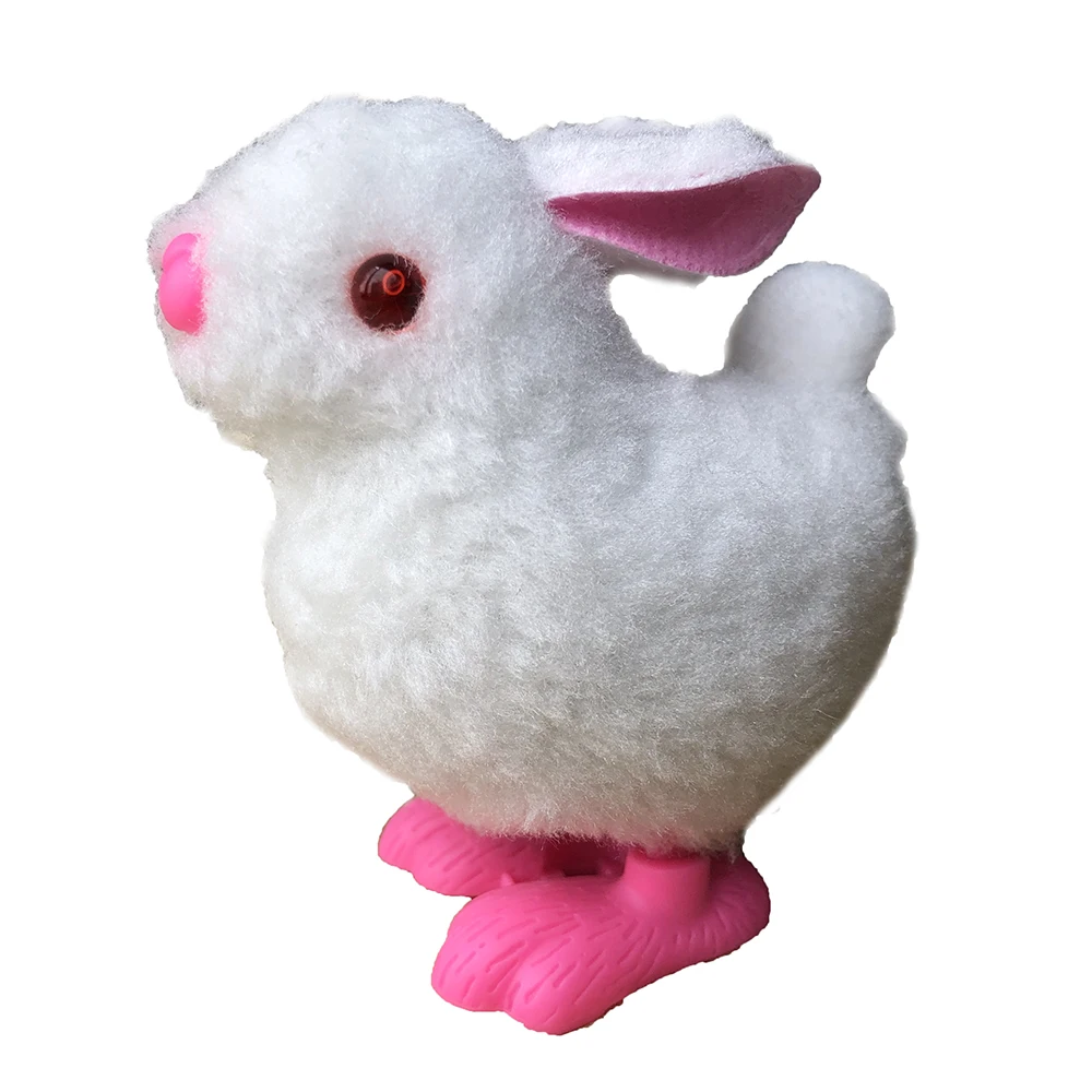 Заводной мини-кролик плюшевый кролик пластиковая цепь игрушки-кролики для