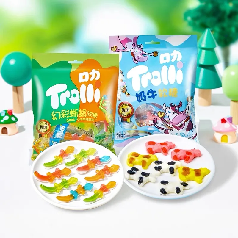 卸売Torlliフルーツグミ蝶形子供グミエキゾチックキャンディー48g