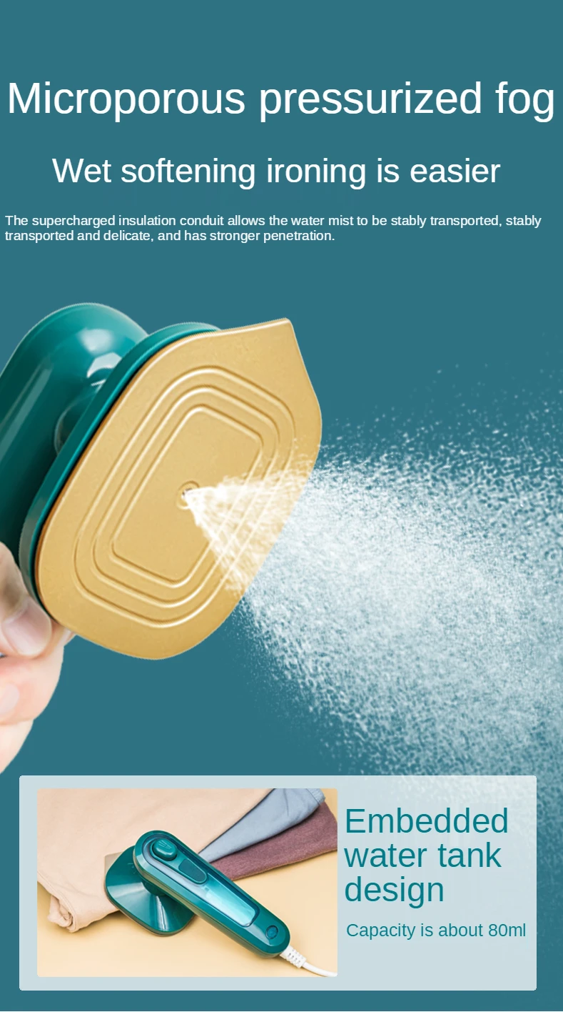 2022 портативный дорожный утюжок для рукоделия, одежда, швейный чехол, паровой утюг, электрические подкладки, бытовые мини-утюги