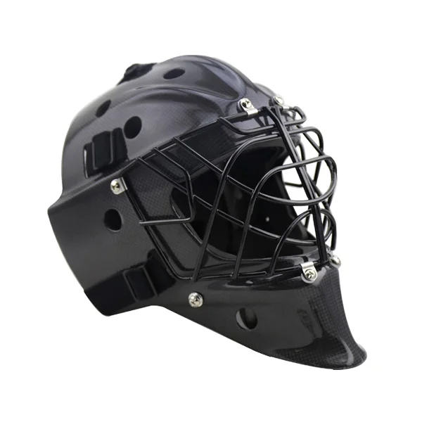 High Quality PC & ABS Shell High End Ice Hockey Goalie Mask/Helmet With Absorption Foam Liner