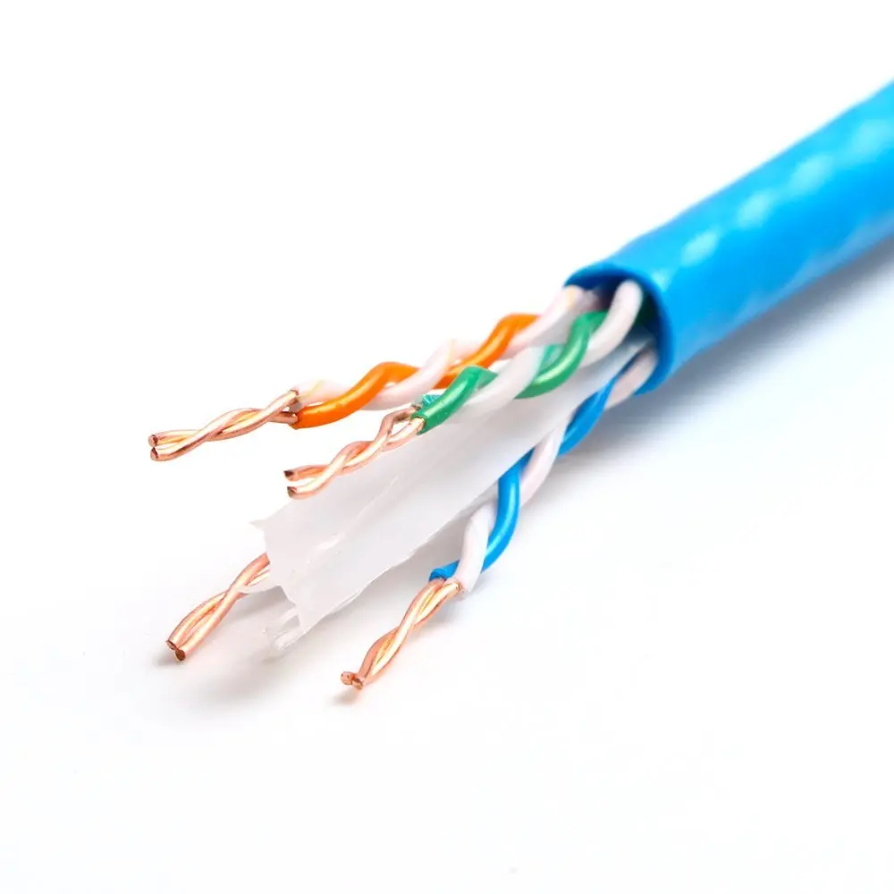 High Quality Cat6 Cat5e Utp Ftp 1000t 0.56 Bare Copper Utp Ftp Sftp