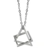 Steel-colored triangle + steel-colored square