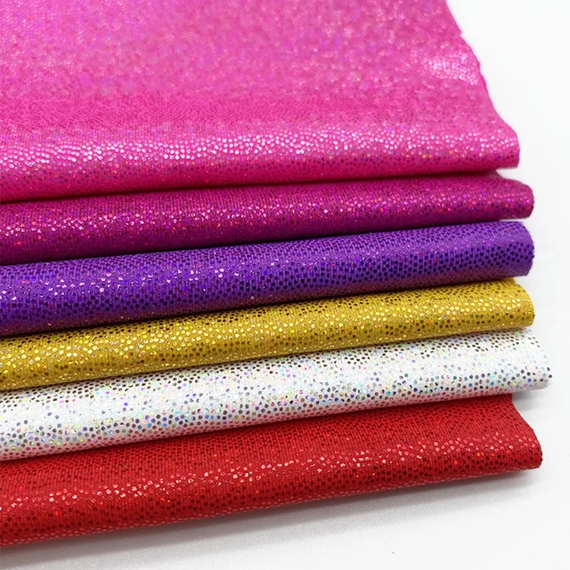 Top Quality Special Glitter Stretch Holo Shiny Nylon Spandex Foil