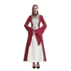 Burgundy [skirt with tie-up details]