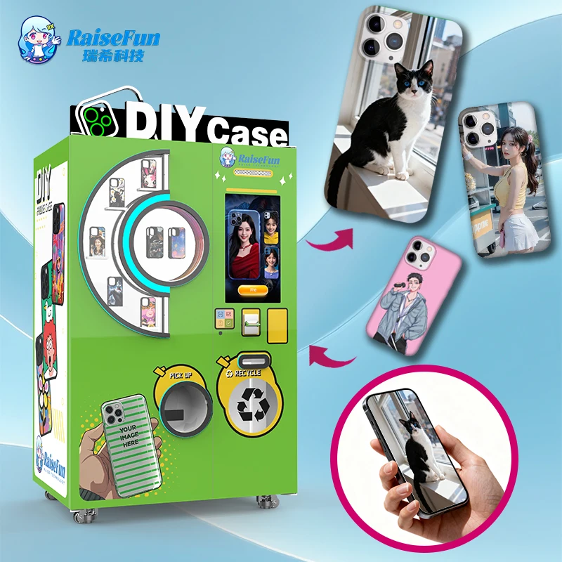 Phone Case Vending Machine Diy Mobile Printing Custom 3D Print Automatic Commercial Cell Photo Making Instant