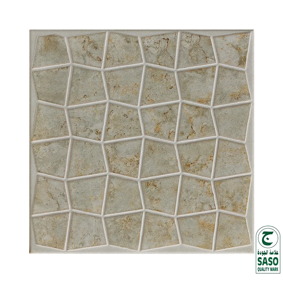 Foshan Guci Mixed Color Flower Rustic Ceramic Floor Tile Outdoor Balcony Art Tiles