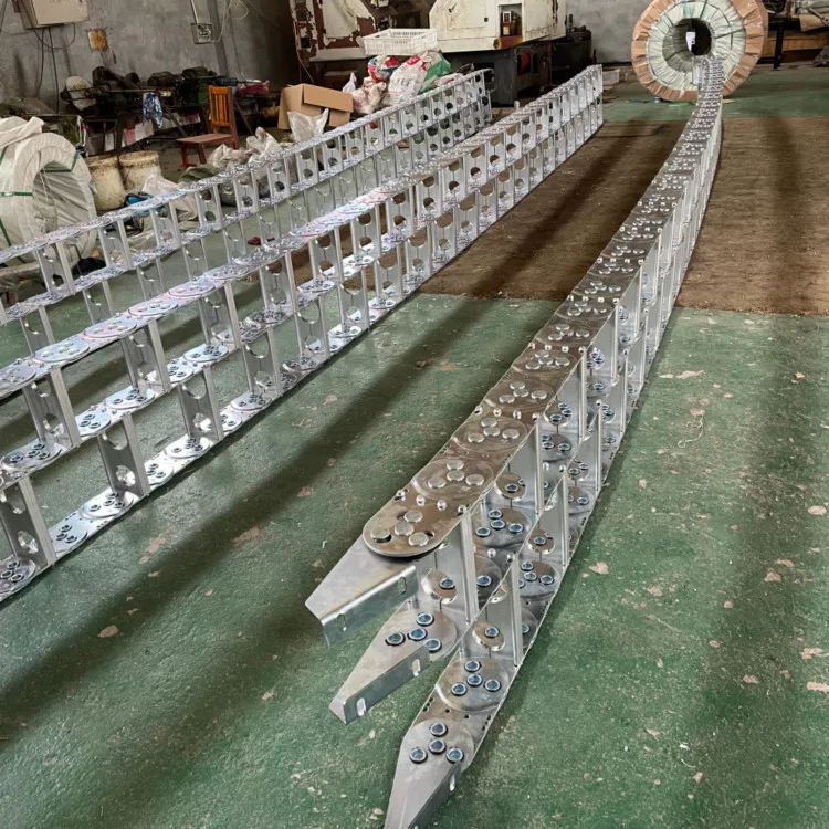 High quality  bridge type steel drag chain applied at offshore installations