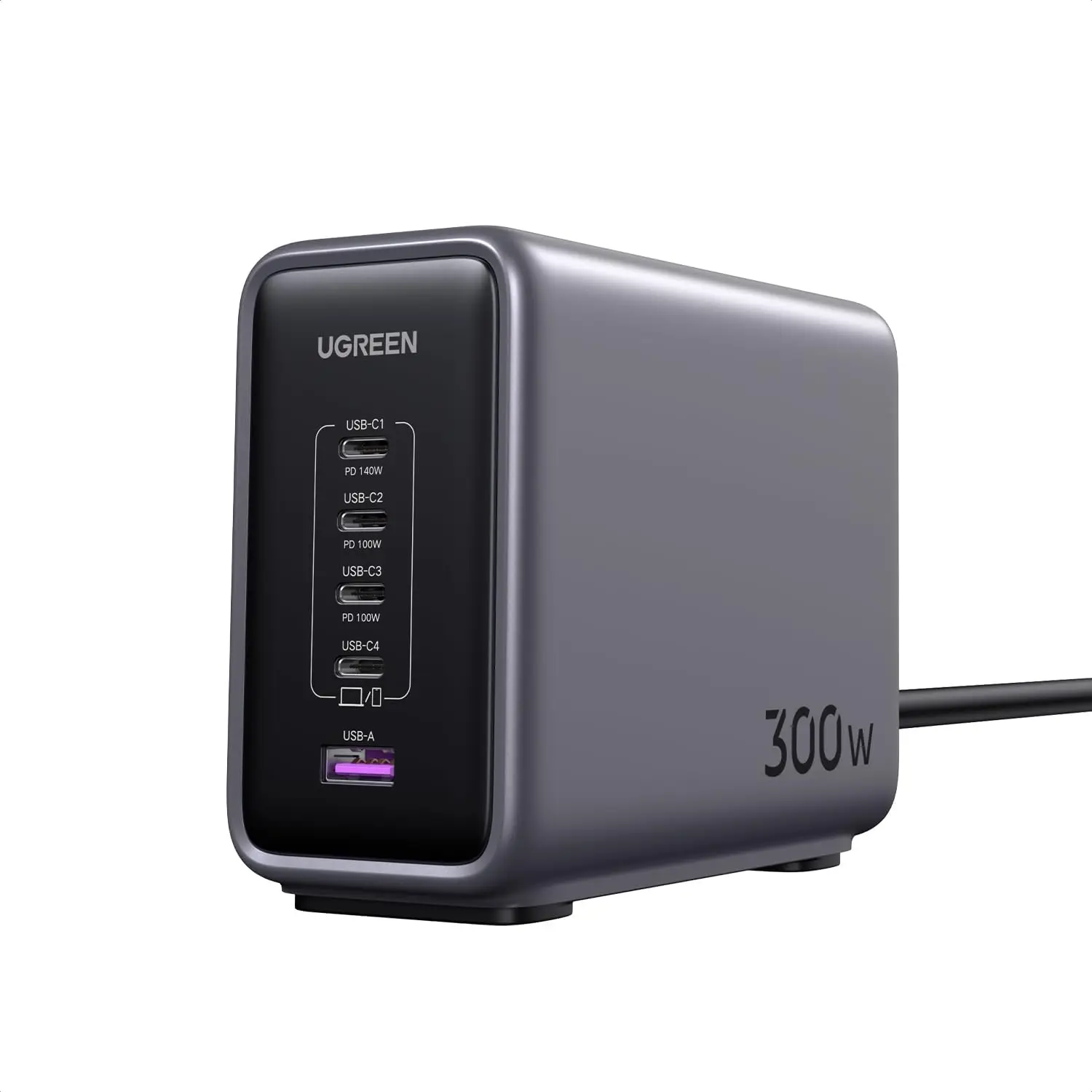 Ugreen 300w Usb C Charger Nexode Gan 5 Ports Desktop Charging Station ...