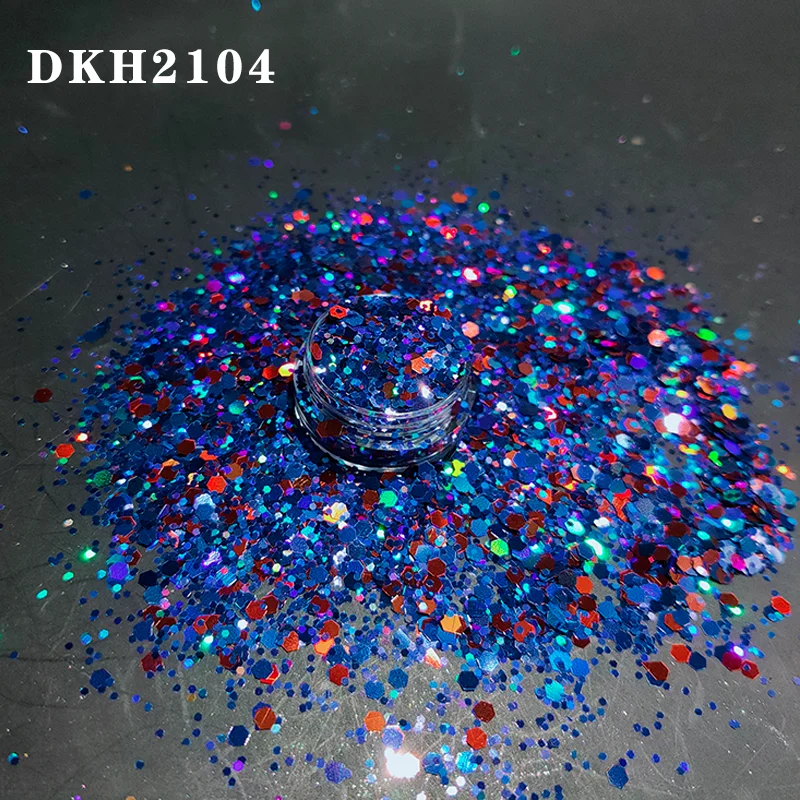 New Mixing Glitter Holographic Glitter Mix Size Glitter Powder For