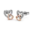 Quality Brass with 18K white & Rose gold plated