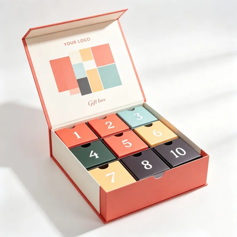 Großhandels-Weihnachtsgeschenkbox mit individuellem Logo – luxuriöse Weihnachtsgeschenkverpackung, Digitaldruck, Überraschungsbox