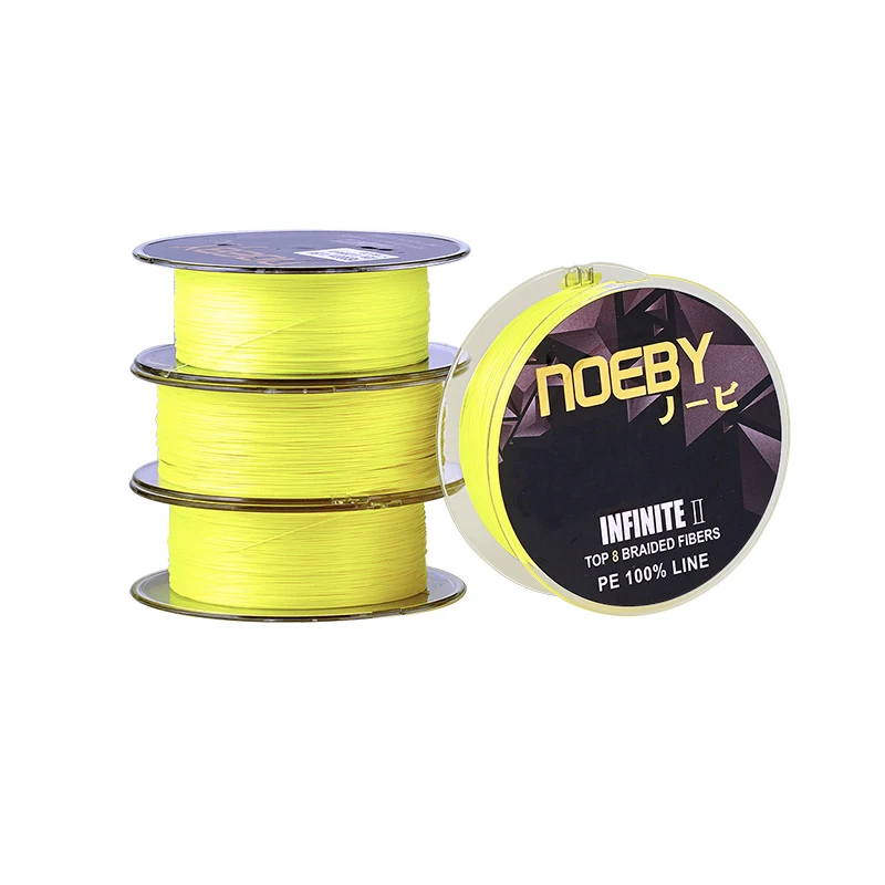 NOEBY fishing line 8 braided 300m PE line colorful wire INFINITE