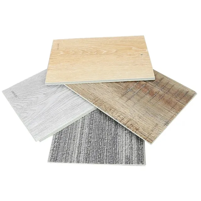 Waterproof PVC Plastic Plank Tiles Click Wood Grain/Marble Look Rigid Core PVC/WPC/Lvp/Lvt/Espc/Spc/Vinyl Flooring