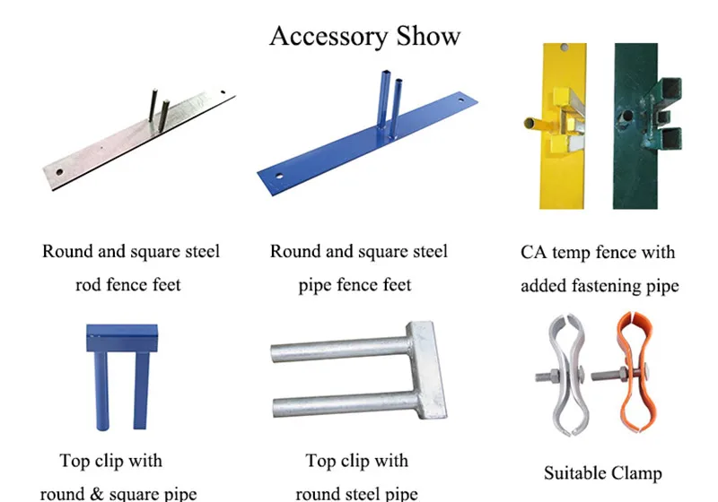 Canada temporary fence 6x9.5ft outdoor metal fences steel security fencing supplier