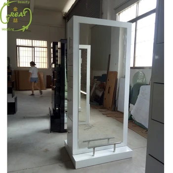 美容面両面シルバーとピンクのマジックブラウンセット理髪店家具美容院