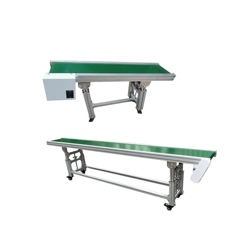 Customized Mini Z Type  Belt Conveyor  for Plastic Mold Workshop