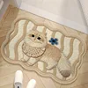 Sally hemp rubber sole - irregular wave cat-shaped rice