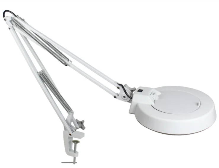 Intsupermai 15X Magnifier LED Lamp Light Magnifying White Glass Lens