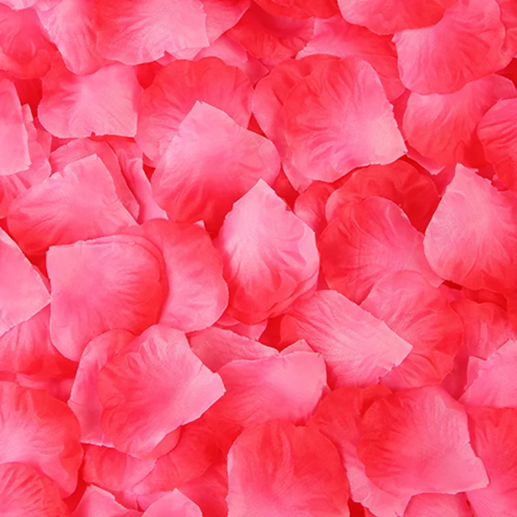 Hot Sell Artificial Rose Petals Satin Petals Silk Rose Petals For ...