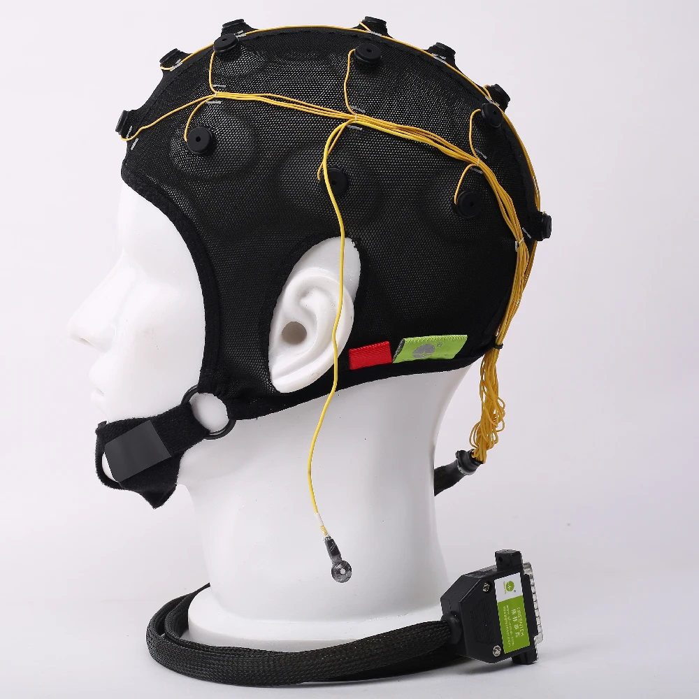Greentek 20 Channel EEG Hat for Routine Clinical Brain Waves Electrode Headcap