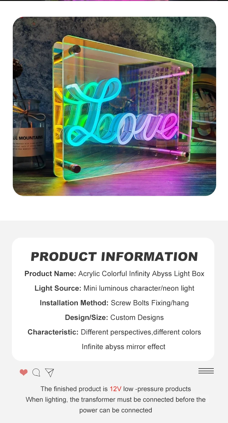 Factory Custom 3d Billboards Infinity Mirror Ledletters With ...