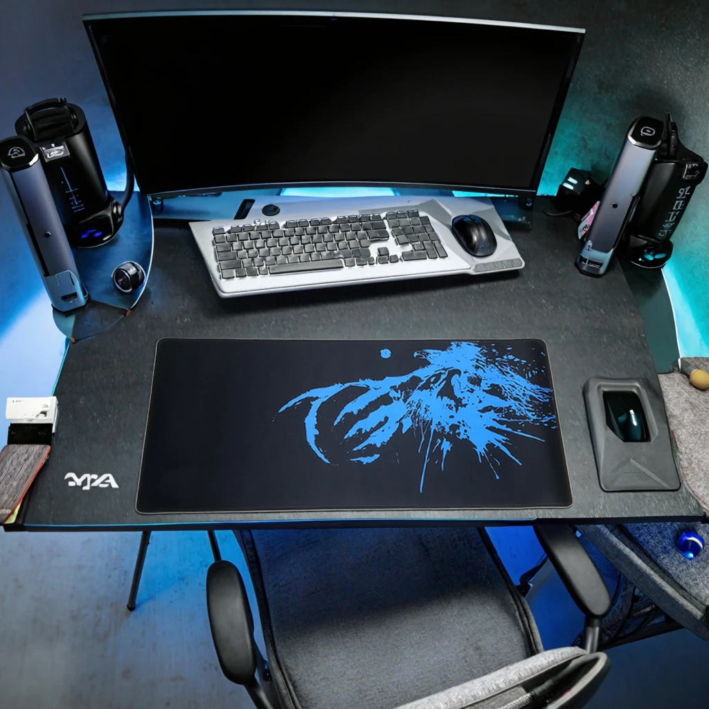 High Performance Overlocking Heated for Computer Use in Household Settings Custom Printed Large Square Gaming Mouse Pad