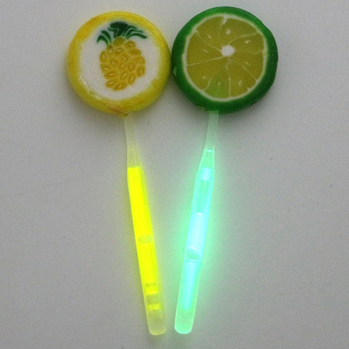 Slice fruits lollipop
