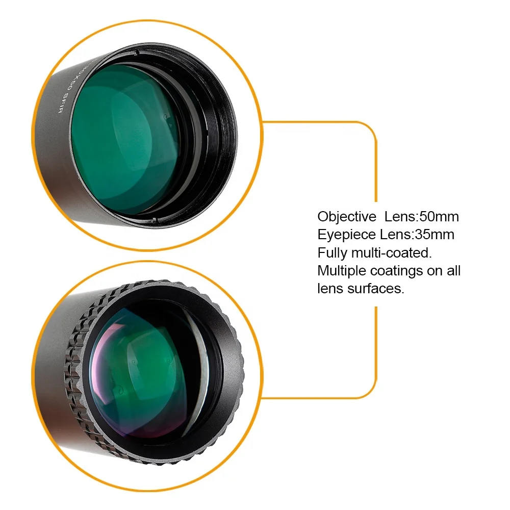 Тактический Оптический прицел ohhunt LR 5-30X50 SFIR с гравировкой и красной подсветкой