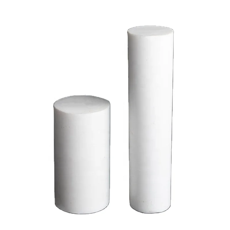 High Temperature Resistance  100% Virgin Best White Plastic Chemical Resistant Extrude Rods PTFE Rod