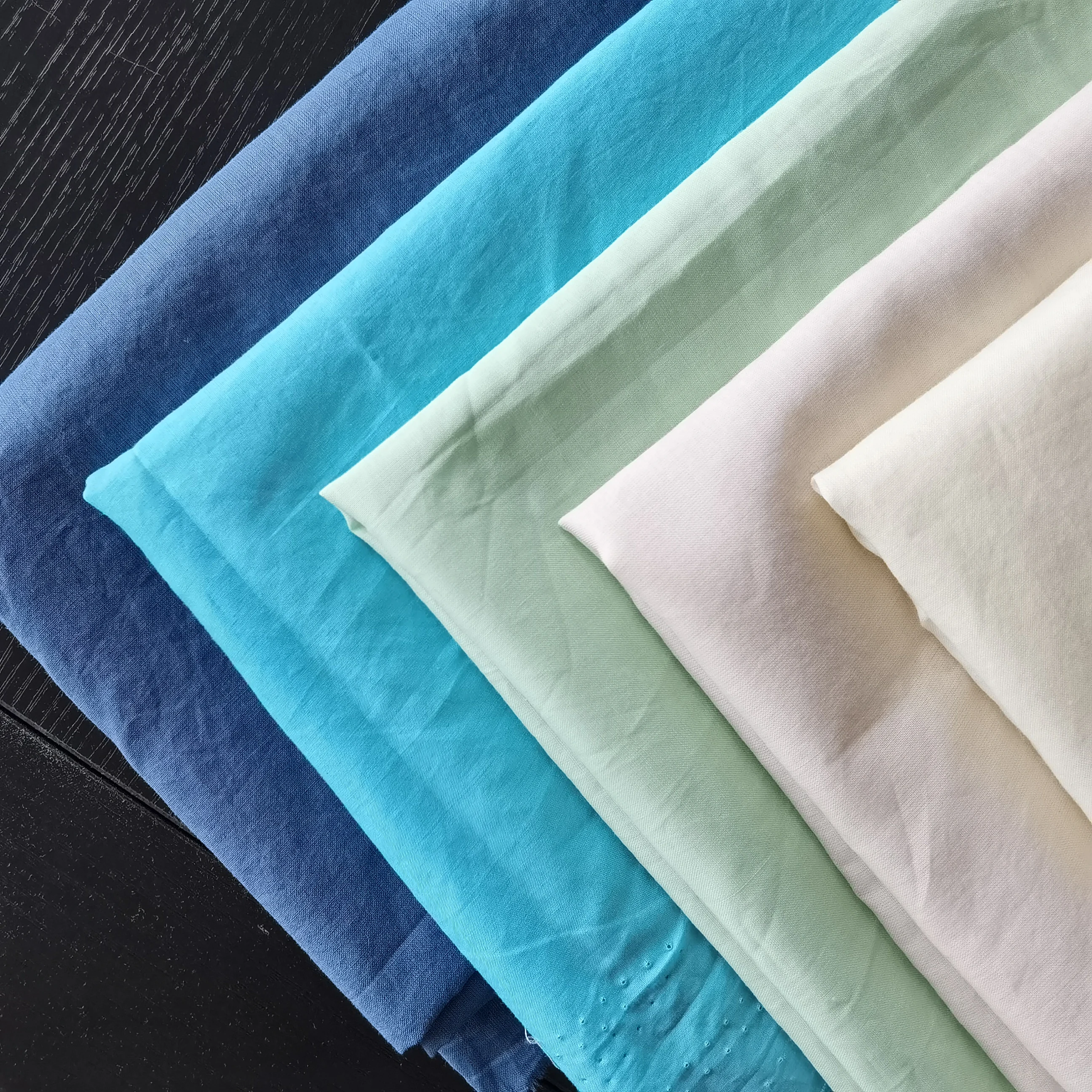 gots organic cotton voile muslin woven fabric