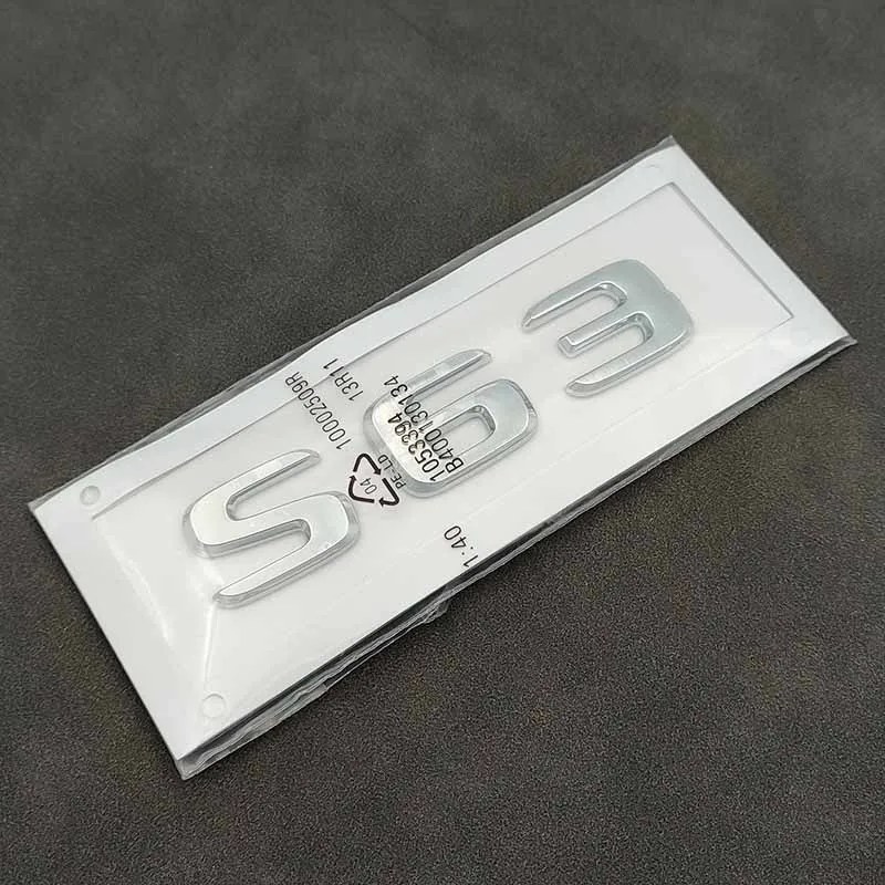 KDSMVA Autocollant Chromé Argenté Brillant ABS Pour Coffre De Voiture