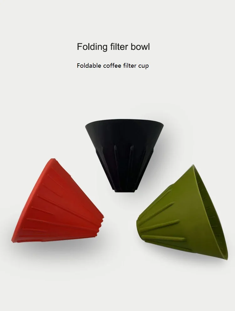 Reusable Coffee Filters 812 Cup Permanent Coffee Dripper Reusable Silicone Coffee Filter