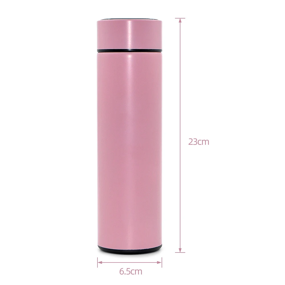 500ml Stainless Steel Thermos With Touch Sensor Led Digital 170z Smart