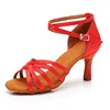 red with 7cm heel