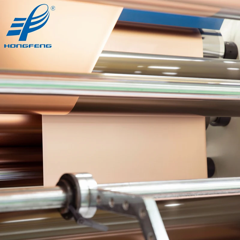 Hongfeng 99.8% Pure Electrolytic Copper Foil Roll for Lithium Battery Single-double Glossy Finish Customizable
