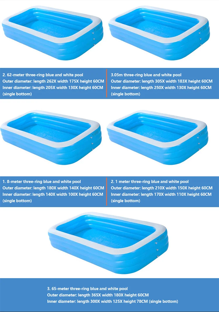 Outdoor Backyard Swimming Pool Modern For Kids Large Plastic Pool ...